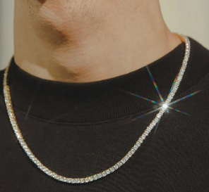 s925 Luxury Tennis Necklace 【3mm】