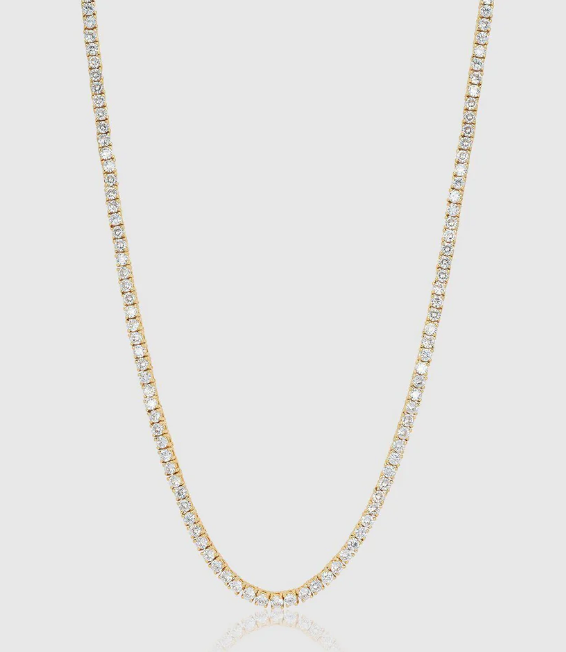 s925 Luxury Tennis Necklace 【3mm】